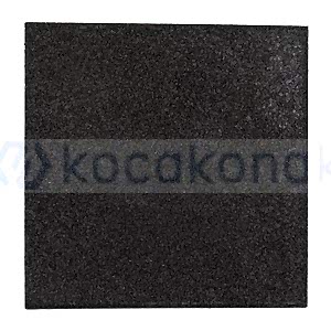 KAUÇUK KARE 40*40 2 CM SİYAH