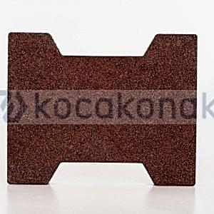 KAUÇUK KİLİT TAŞI 25*20 2 CM KİREMİT