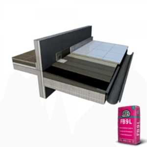ARDEX FB 9 L Akıcı kıvamlı, fleks zemin yapıştırıcısı, gri